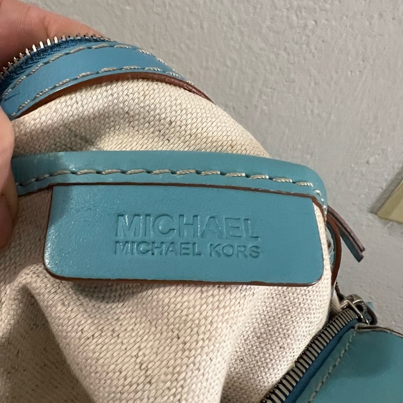 Vintage MK Turquoise purse bag - Picture 5 of 16